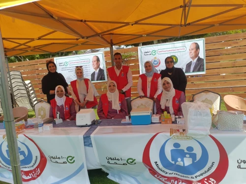 مبادرات 100 مليون صحة  تهنئ محافظة الإسماعيلية بعيدها القومي وتشارك في فعاليات يوم صحي مجاني تحت شعار "صحتنا مسئوليتنا".